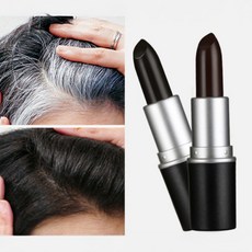 새치 커버 스틱 흑채 자연스러운 색상 간편한 부분염색, 흑갈색, 1개