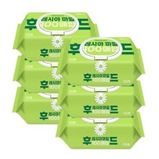 후레쉬 마일드 물티슈 캡형 100매 6팩, 6박스