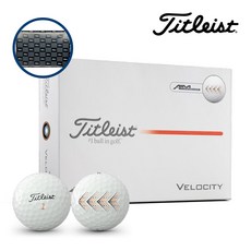 타이틀리스트 26년 신형 VELOCITY 더즌 골프공, 화이트, 1개, 12개입