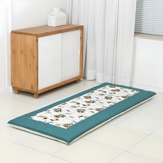 사계절 요솜 보료 매트 + 부직포 보관용 가방, 그린