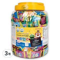 베베모린 뽀로로 비타민 C 복숭아맛, 500정, 3개