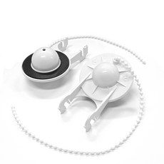 양변기 마개 화이트 2개세트/화장실 양변기 하수구 PVC마개 누수방지 고무패킹