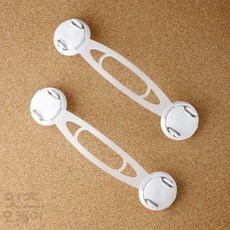 채진스토어 2P 다용도 안전락밴드 대 문고리잠금장치, 본상품선택