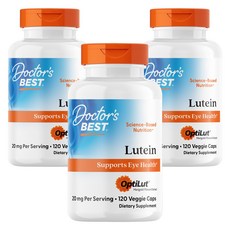 Doctor's BEST 葉黃素素食軟膠囊, 120顆, 3罐