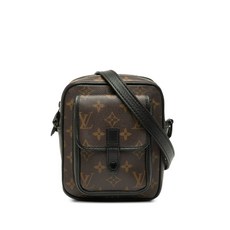루이 비통 중고 2021-2025 모노그램 마카사 크리스토퍼 웨어러블 크로스 백