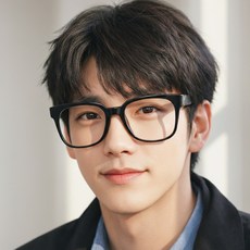 국산 TR 155mm 대두 안경테 빅사이즈 뿔테 데일리 안경 글라스테루제작
