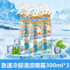 急速冷卻清涼噴霧 300ml, 1個, 瞬間冰感三瓶囤貨裝