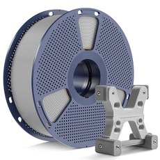 PETG 필라멘트 1.75MM 초강력 열 최적화 무취 1KG(2.2파운드) SUNLU 투명 3D 프린터 필라멘트 치수 정확도 + /- 0.02MM, 28 C-petg-1kg-space Grey