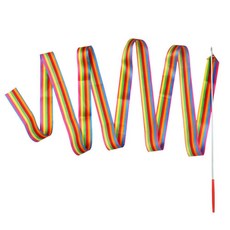 무지개 리듬체조 리본 막대 리듬체조줄 4M DD-12840