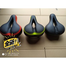 自行車 坐墊 柔軟 舒適 透氣PU 皮革 加厚海綿 中空鞍座, 如圖所示, 1個