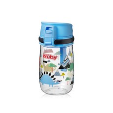 누비 정글 유아물병, 300ml, 1개, 다이노소어블루