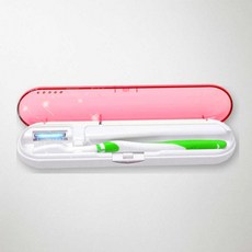 컴우드 휴대용 UV 칫솔 살균기 CW-TBS100 핑크 캐릭터 양치 여행용칫솔통