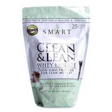 Smart Organics Smart Organics Clean&Lean乳清蛋白粉 可可&香草, 798g, 1個