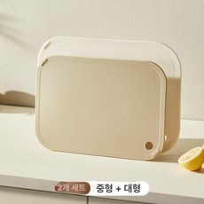 초정상점CHOJEONGSTORE 선물 국산스텐도마, 중형+대형 세트, 기본 색상