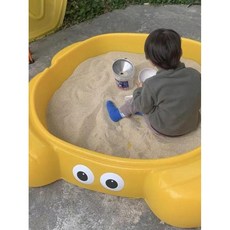 모래놀이통 트레이 유치원 모래 물 놀이 테이블, 2. 작은 게 87x96x33cm