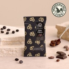 산과들에 다크 초콜릿 건포도 20봉 초코볼 견과, 1세트 다크초콜릿건포도x20봉