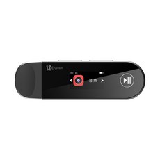 【Ergotech】人因 MP30 USB C高音質藍牙音樂播放器 錄音筆 會議記錄 隨身聽 隨身碟, Black