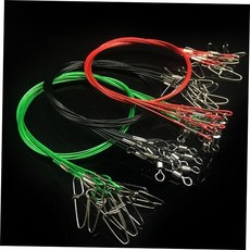 갈치시즌 갈치루어 암산코리아 3색 갈치 삼치낚시 와이어 리더, 레드