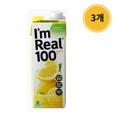 (실온)[풀무원]아임리얼100레몬, 3개, 730ml