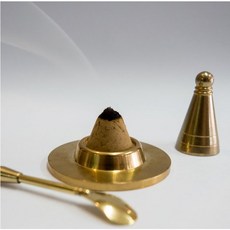 沉香舍 純銅塔香模組 附底座 8公分迷你香匙 純銅香工具 香道具