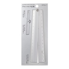 미도리 자 알루미늄 멀티자 30cm, 1개, 실버