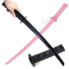 4단 폴딩 닌자검 (18-68 접이식 단검 장검 장난감칼 틱톡칼 장군칼, 검정분홍랜덤발송, 1개