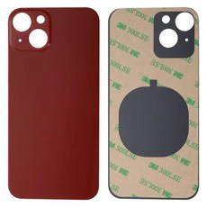 후면 유리 + iPhone 13 -13 용 3M 접착제 미니 뒷면 커버 유리 교체 하우징 배터리 커버 큰 구멍 후면 유, 09 13-Black