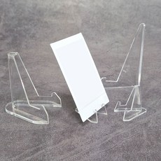 아크릴 액자 받침대 투명 사진 포토 카드 탑로더 포카 거치대, 1개