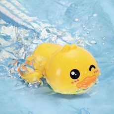 戲水玩具 發條玩具 烏龜 青蛙 鯨魚, 眨眼小鴨, 1個