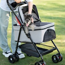 유모차 강아지 개모차 반려견 폴딩 접이식kty2+2PLB