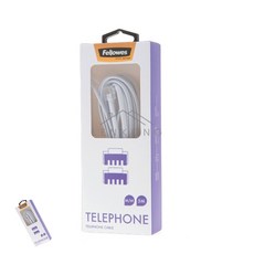 이렌콩 전화 케이블 5M 전화기소품 렌케이블 전선케이블