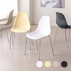 퓨어 스틸 체어 4colors, 퓨어 스틸체어 블랙