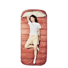 1인용 캠핑 침낭 야외 차박 등산용 보온 텐트이불 초경량 낚시용품, 1개, 1.5kg