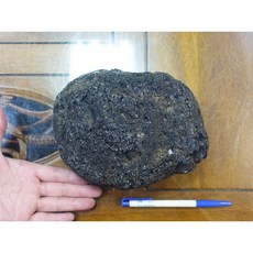 印尼隕石 Agni Manitite 火山玻璃 3875克 能量礦石 俗稱印尼天狼星 烈火石 黑隕石 古黑曜石