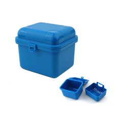 스카이덴트 틀니보관함 보관통 세척용기 케이스 Denture Box 치과전문 SKYDENT, 1개