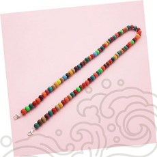 마스크 스트랩 목걸이 줄 분실방지 조절 가능 컬러풀 비즈 체인