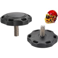 MOTAIN 미식축구헬멧 풋볼헬멧 리델 스피드플렉스 축구 헬멧에 호환되는 모테인 엄지 나사 /청/성인 맞는 2팩 바이저 클립, MOTAIN 미식축구헬멧 풋볼헬멧 리델 스피드플렉스 축