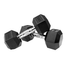 홈짐 홈트 PEV 헥사곤 덤벨 육각 아령, 1개, 10kg