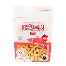 굿포펫 애착 트릿 고양이 강아지 동결건조 트릿 국내산 100% 오메가3 간식, 110g, 1개, 연어