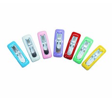 [문펫] 사각똑딱이 (한쌍) 7색, 분홍, 1개