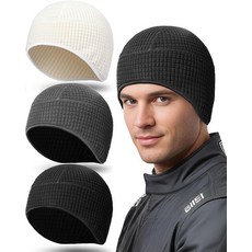 Newcotte 3피스 겨울 보온 스컬 캡 헬멧 라이너 플리스 안감 따뜻한 사이클 캡 스키 모자 비니 스포츠 머리띠 남성 여성용
