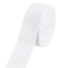 새틴 립 어깨 라인 벨트 바인딩 테이프 DIY 수선 액세서리, 1개, 화이트 헤링본 패턴