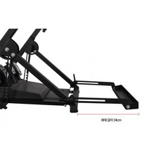 MOZA ARTcockpit X 접이식 레이싱 MOZA 시뮬레이터 게임 스티어링 휠 스탠드 MOZA 조이스틱 비행 비행기 컨트롤러 MOZA 컨트롤 핸들 드라이빙 시뮬레이션 게이밍, 1개, 게이밍 의자 고정 부품