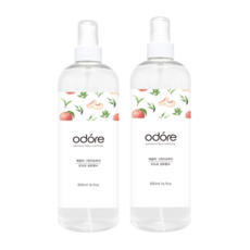 오도르 섬유향수, 에끌라그린티&피치, 2개, 500ml