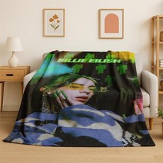 빌리 아일리쉬 스타 플란넬 담요 부드럽고 침실 거실 침대 여행 캠핑 선물, 5. 3