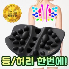 풀리시오플러스 견갑골 운동기구 마사지기 등라인, 블랙