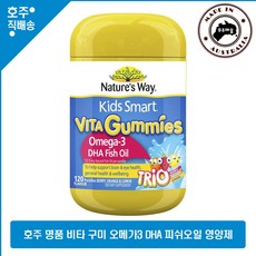호주 명품 네이쳐스웨이 스마트 키즈 어린이 오메가 3 영양제 120 구미, 120정, 1개