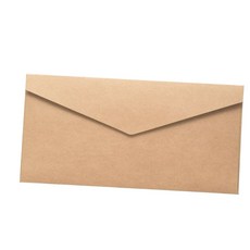 크라프트봉투 크라프트 엽서 우편 봉투 22x11cm, 본상품