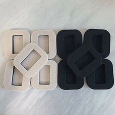 의자미끄럼방지 바퀴고정 커버 페드 5P, 베이지, 베이지