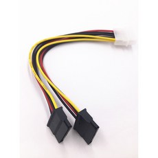 小白的生活工場*PC電源 大4一分2個SATA, 1個